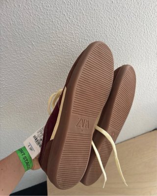 Zapatillas Zara Talla 39 Marrón Beige