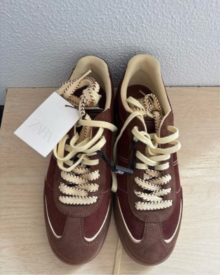 Zapatillas Zara Talla 39 Marrón Beige