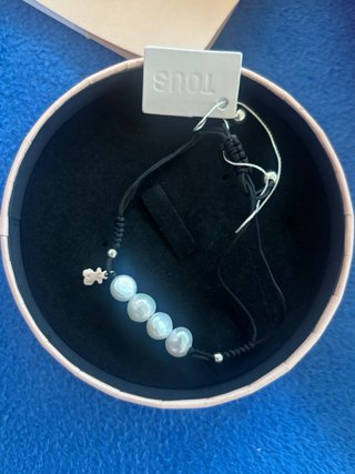 Pulsera Tous Perlas y Osito Negra