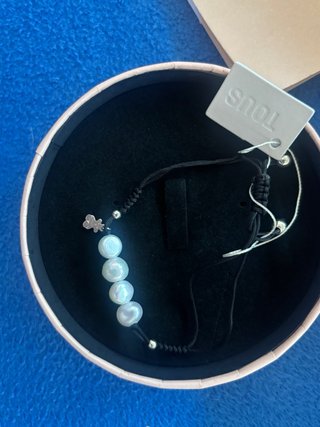 Pulsera Tous Perlas y Osito Negra