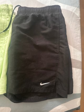 2x Bañador Nike Negro y Amarillo Flúor