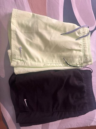 2x Bañador Nike Negro y Amarillo Flúor