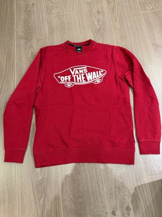 Sudadera Vans Off The Wall Roja