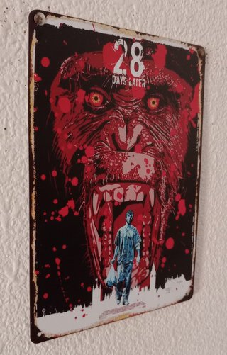 Póster Metal 28 Días Después