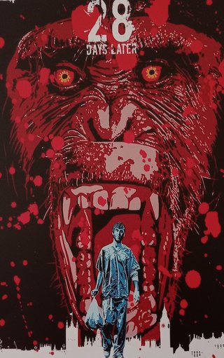 Póster Metal 28 Días Después
