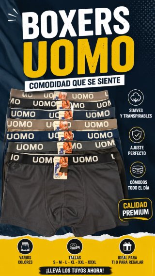Pack 10 Boxers Uomo Fashion Talla XXL
