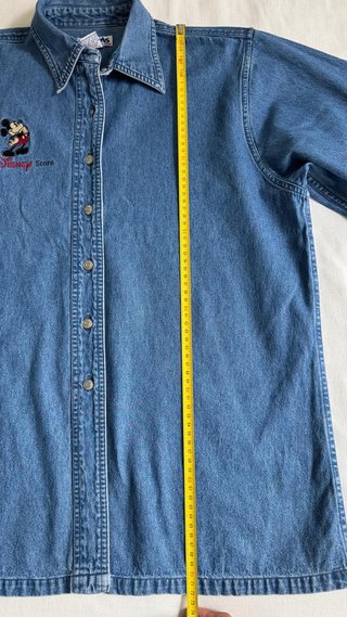 Camisa vaquera vintage Disney Mickey Mouse Talla L