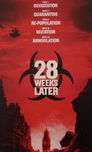Póster Metálico 28 Semanas Después (2007)