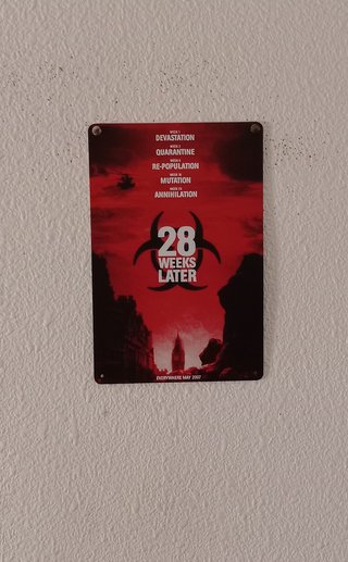 Póster Metálico 28 Semanas Después (2007)