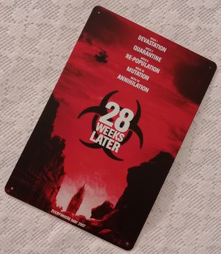 Póster Metálico 28 Semanas Después (2007)