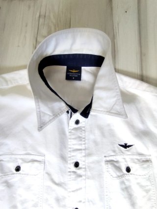 Camisa Aeronautica Militare Blanca Talla L