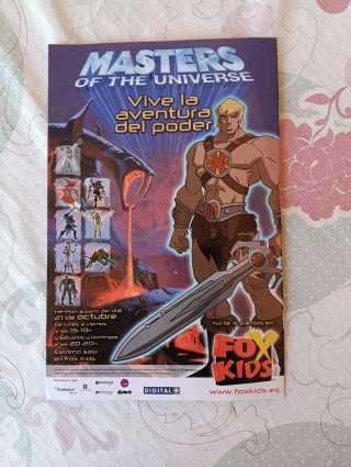 Comic promocional masters of universe