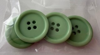 Lote de 10 botones verdes