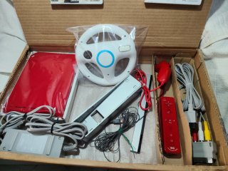 Consola Wii Roja + Accesorios Originales