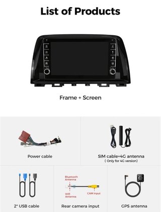 Pantalla CarPlay para Mazda 6