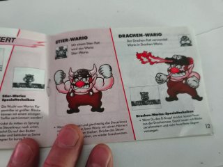 Manual Game Boy Wario Land Alemán e italiano