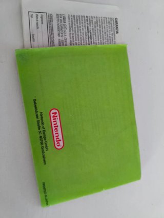 Manual Game Boy Wario Land Alemán e italiano