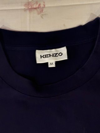 Camiseta Kenzo T-Shirt Azul y Blanca
