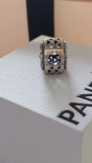 Charm Pandora Copo de nieve Brillante Pave.