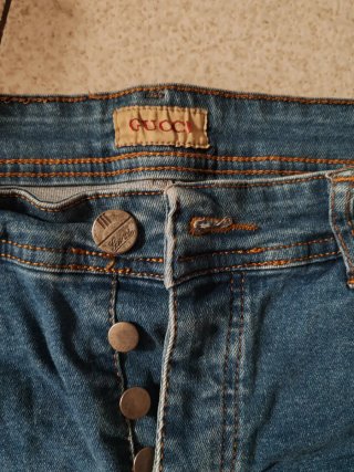 Pantalón corto vaquero hombre Gucci