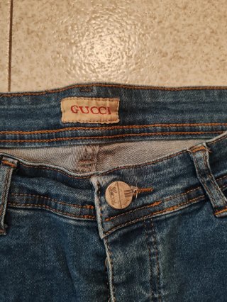 Pantalón corto vaquero hombre Gucci