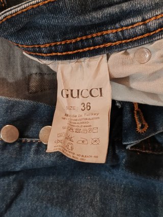 Pantalón corto vaquero hombre Gucci