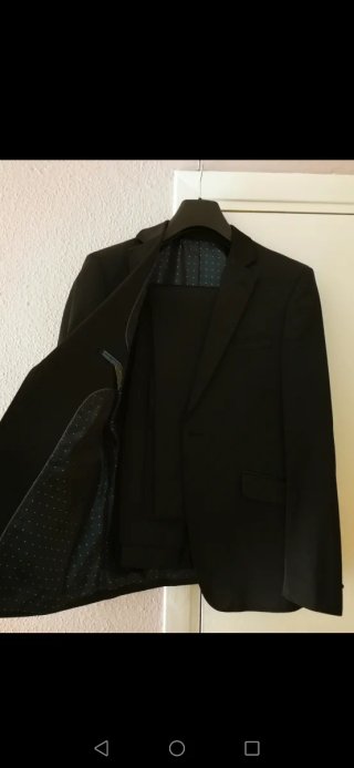 Traje Negro Juvenil Talla L