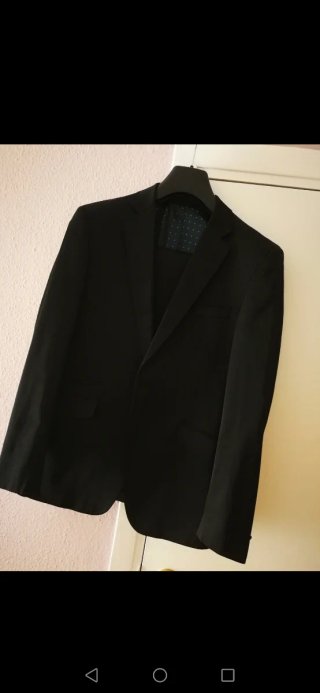 Traje Negro Juvenil Talla L