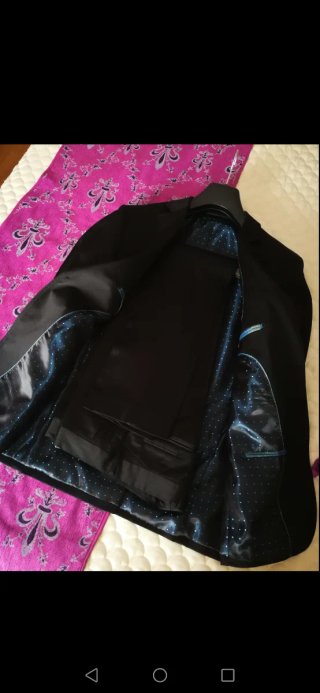 Traje Negro Juvenil Talla L