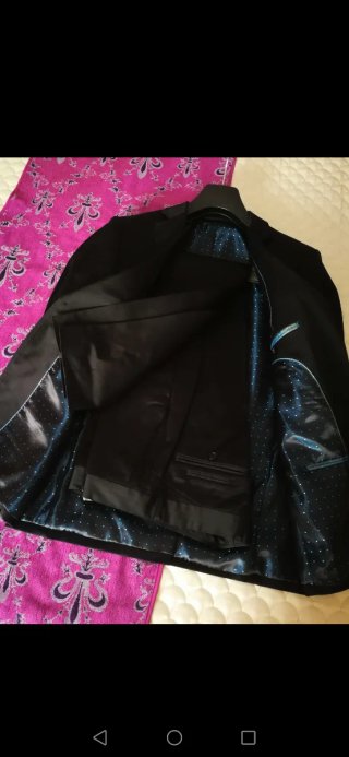 Traje Negro Juvenil Talla L