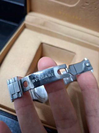 Reloj Bvlgari Azul y Plateado