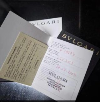 Reloj Bvlgari Azul y Plateado
