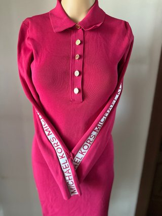 Abito Michael Kors rosa con logo