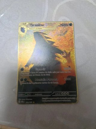 Carta Pokémon Tyranitar Oro