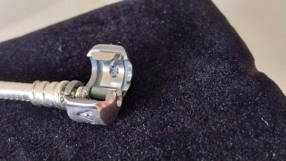 Pulsera Pandora Plata. Tamaño: 20 cm