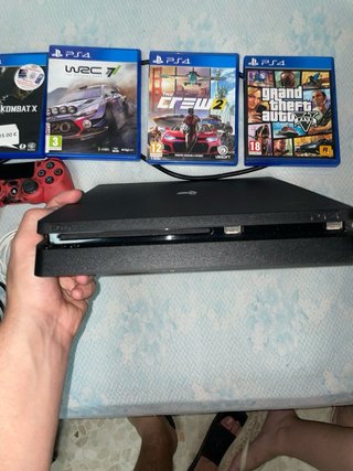 Consola PS4 Slim+4 juegos+mando o cambio por xbox