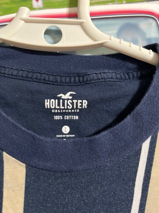 Camiseta Hollister Rayas Talla L