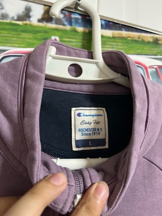 Chaqueta Champion Talla L Morada