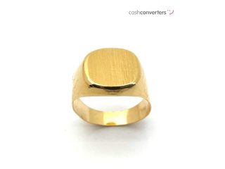sello oro 18k con circonita