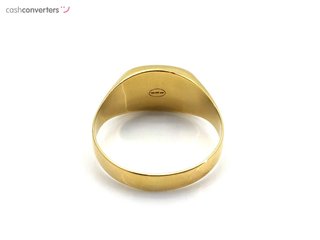 sello oro 18k con circonita