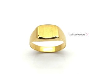 sello oro 18k con circonita