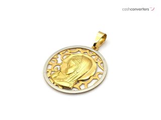 medalla oro 18k