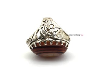 anillo plata 925mm con piedra con nacar
