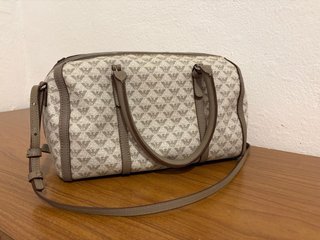 Bolso Emporio Armani Beige y Marrón