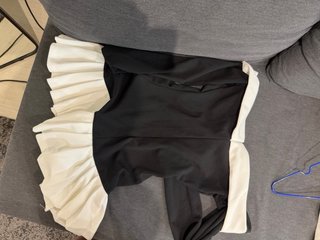 Vestido negro y blanco talla XS