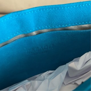 Borsa Casadei scamosciata blu