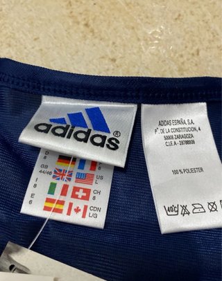 Camiseta Adidas Tirantes Azul Talla L Nueva