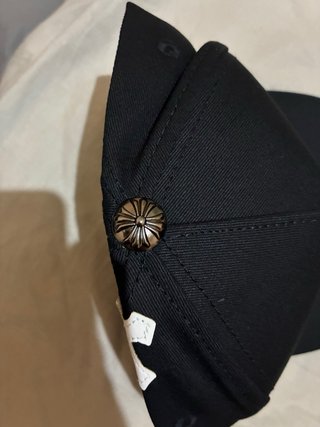 Gorra Chrome Hearts Negra y Plateada