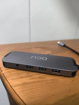 Adaptador USB-C DCU HDMI RJ45 x 3 USB 3