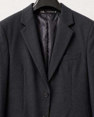 Americana Zara Raya Diplomática Gris Talla 48